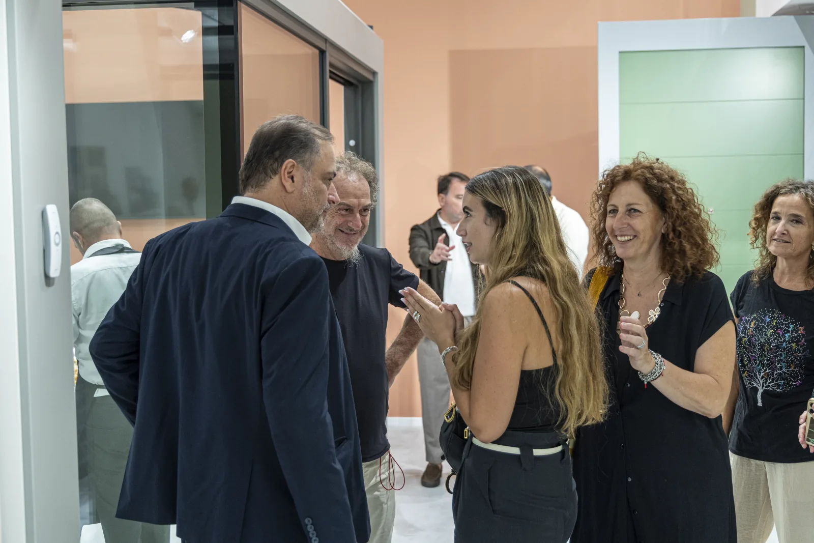 Campioni di serramenti presentati agli ospiti del 19 settembre 2026